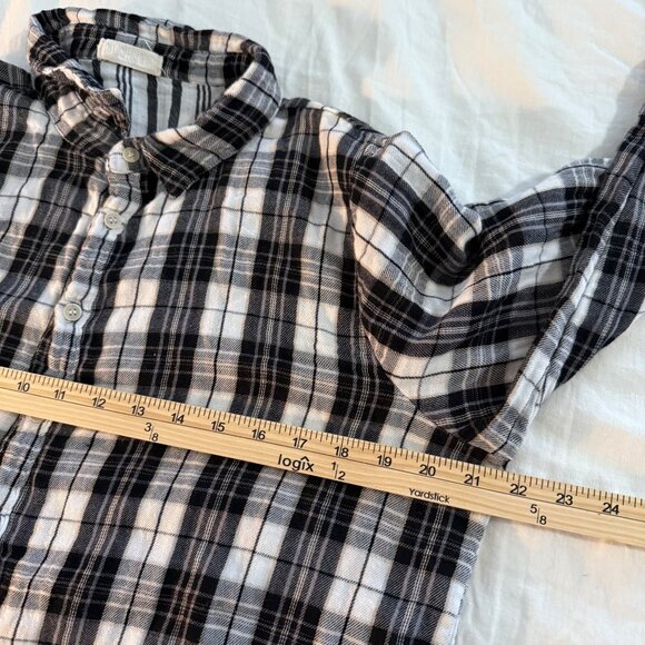 CP Shades Plaid Long Sleeve Cotton USA Made Button Up Shirt Womens size Medium - Picture 7 of 8